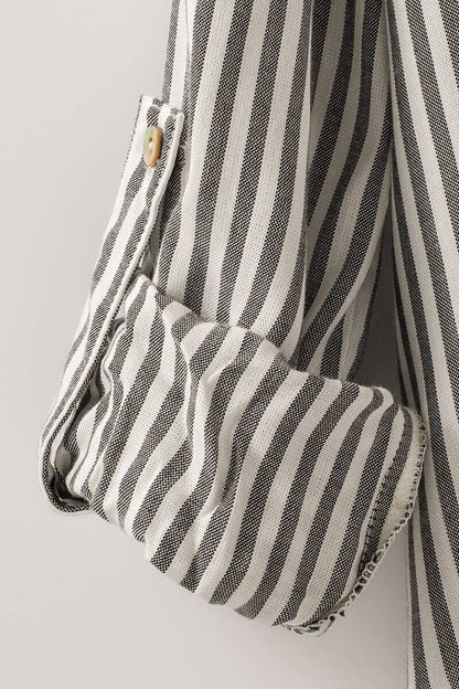 STRIPE BUTTON DOWN SHIRT
