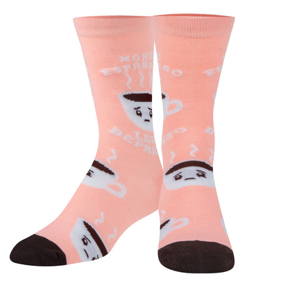 Crazy Socks - Womens Crew - More Espresso