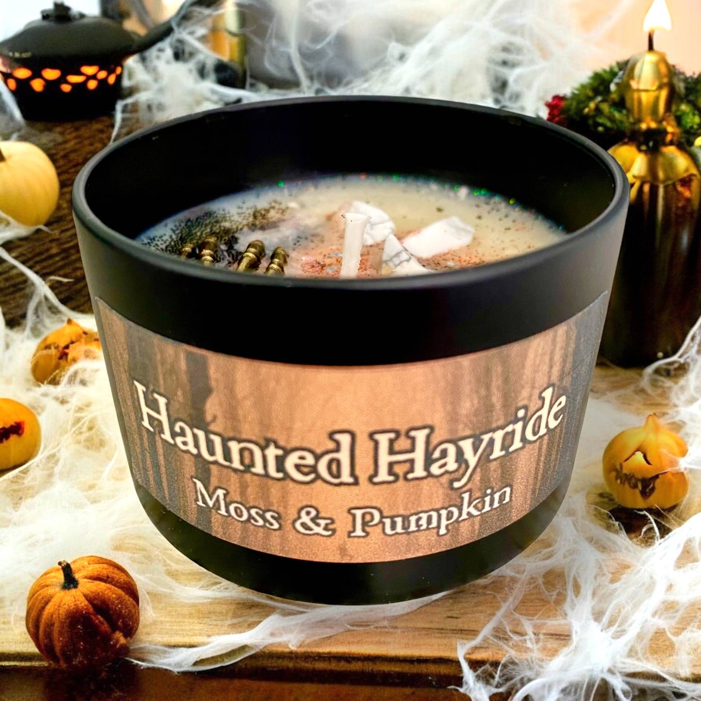 Haunted Hayride Candle | Moss & Pumpkin | Halloween