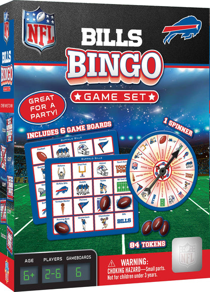 Buffalo Bills NFL Bingo Game