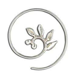 Koru Vine Spiral Earring