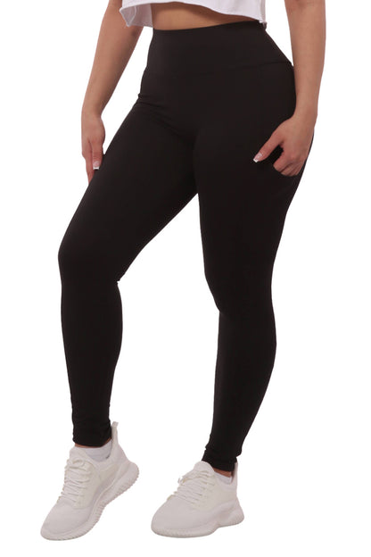 High Waist Fleece Leggings - Butt Lifting
