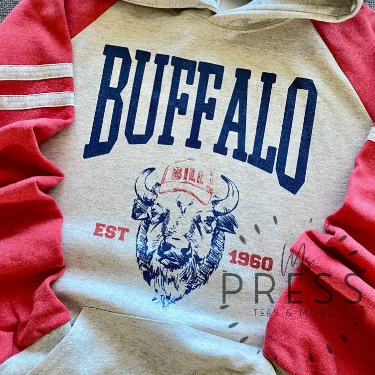 Retro Buffalo Bill Hoodie: M