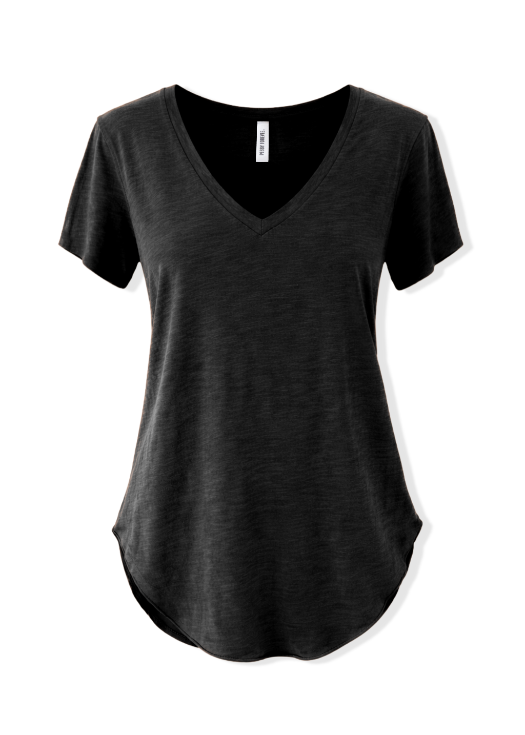 PREMIUM PLUNGE V-NECK SIDE SLIT TOP