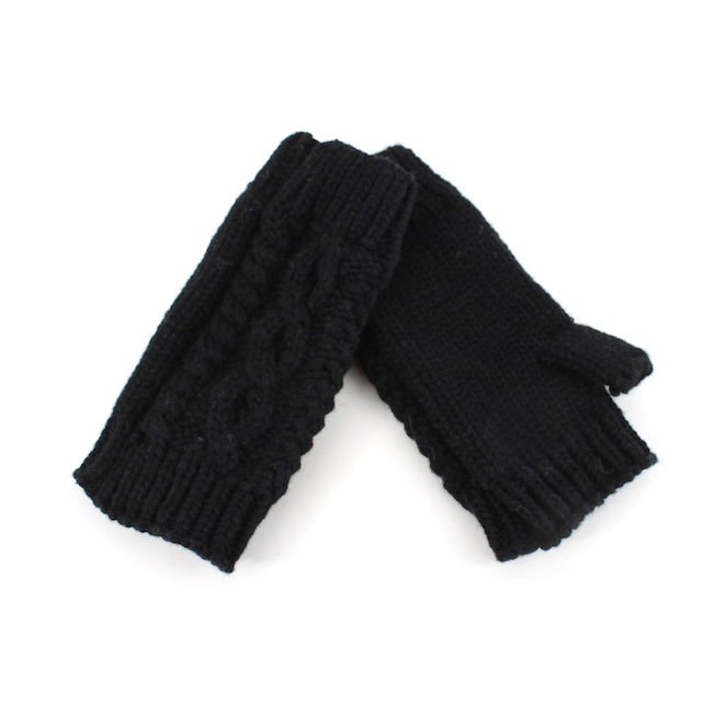 S24152B Cable Knit Gloves