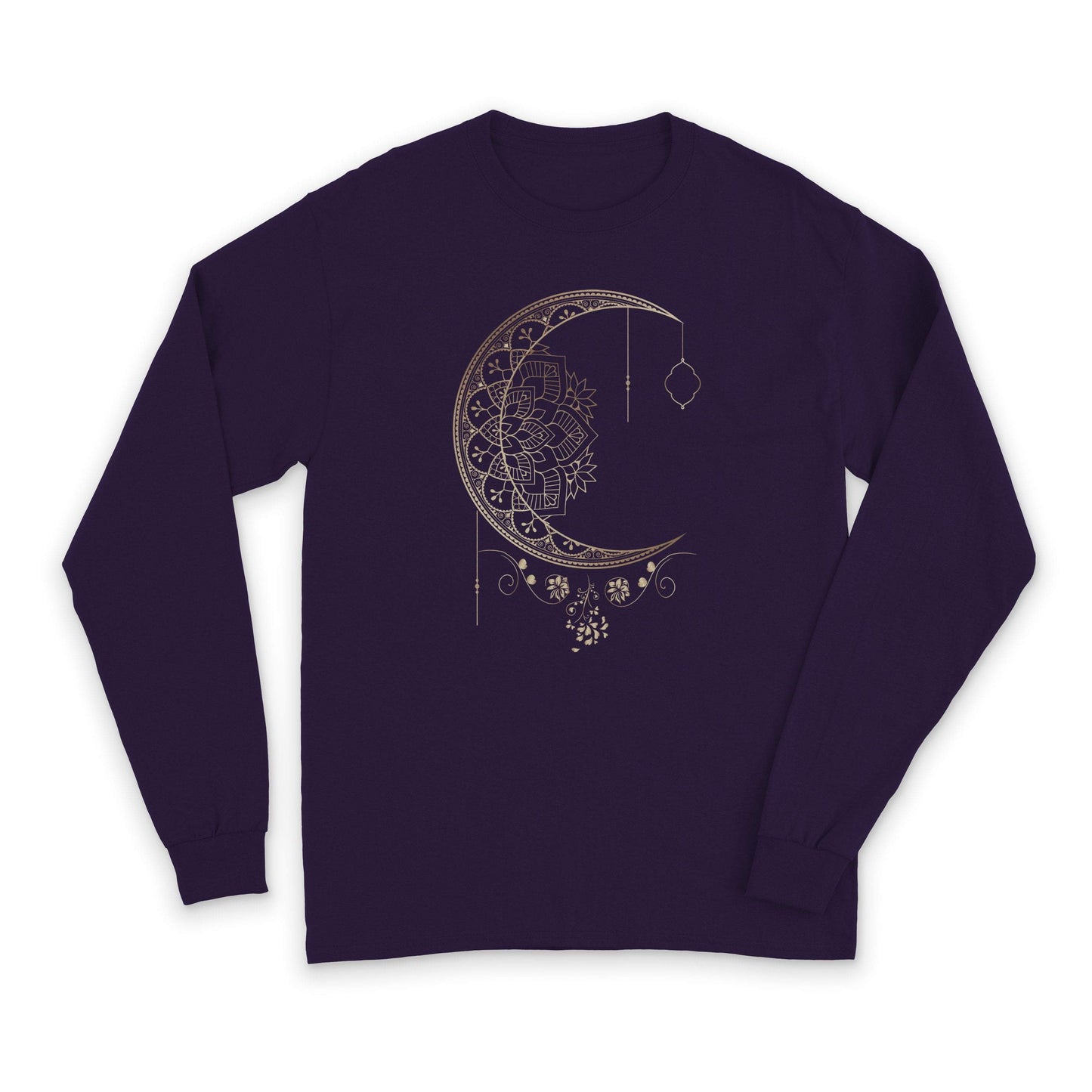 Hanging Moon - Gemtone: Purple / S / Hoodie