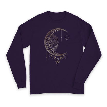 Hanging Moon - Gemtone: Purple / S / Hoodie