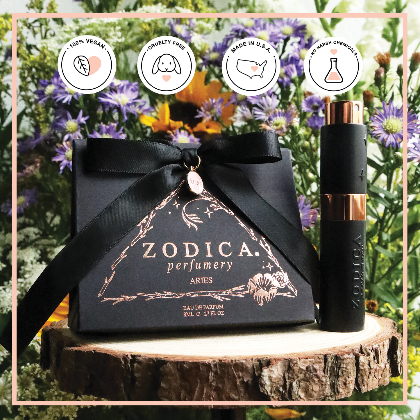 Zodiac Perfume Twist & Spritz Travel Spray Gift Set 8ml: Aries