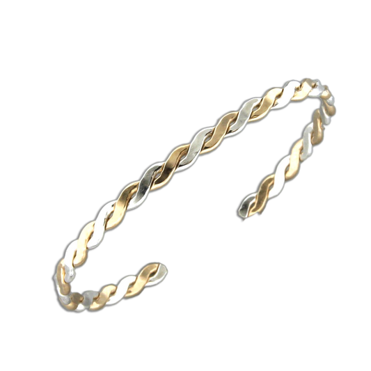 Flat Twist Cuff Bracelet