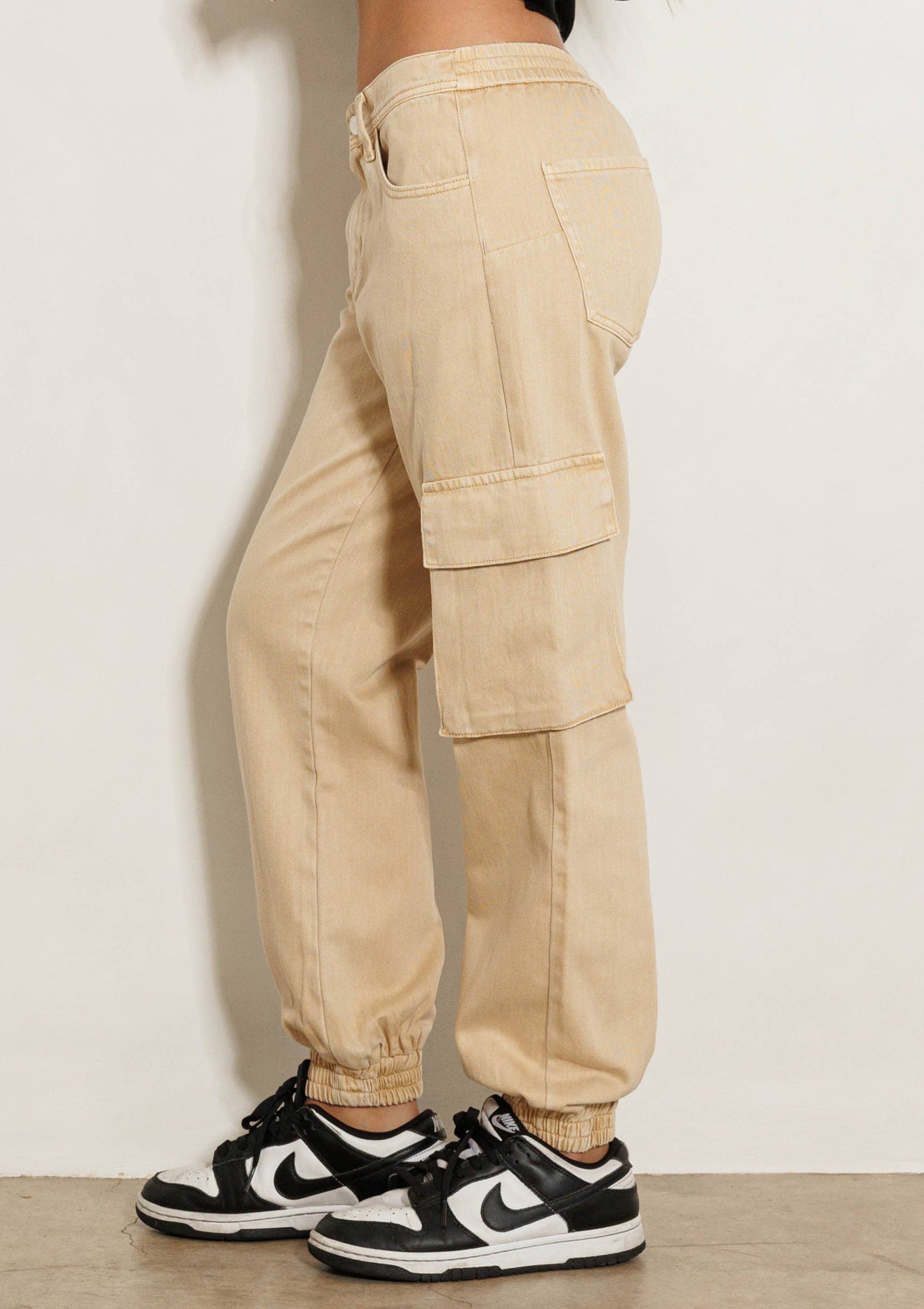 Good Drank Cargo Jeans: Khaki / M