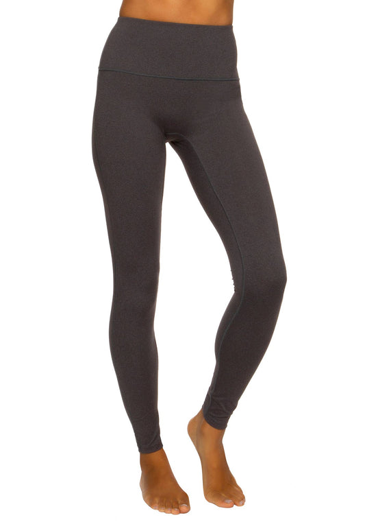 Velvety Soft High-Waisted Leggings - Charcoal Heather