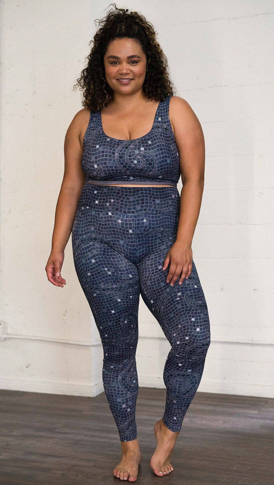 Celestial Mosaic - Buttery Soft Athleisure Leggings: S