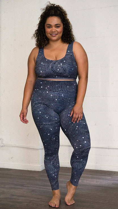 Celestial Mosaic - Buttery Soft Athleisure Leggings: XL
