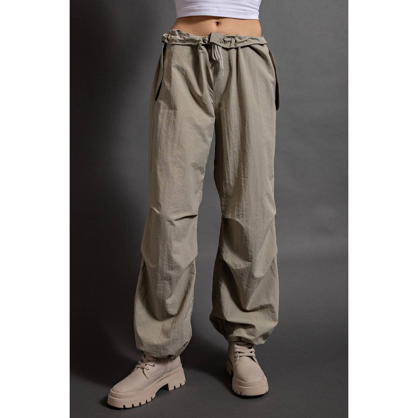 CARGO PANTS: Slate Blue / XL NYLON TASLAN BALLON