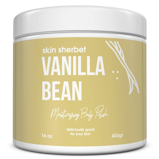 Skin Sherbet Vanilla Bean Body Polish Salt Scrub - 23oz: Retail Product
