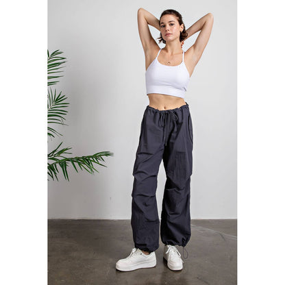 CARGO PANTS: Olive / M NYLON TASLAN BALLON