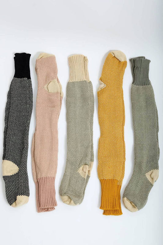 Warm & Soft Open Work Knit Lounge Socks 🧦