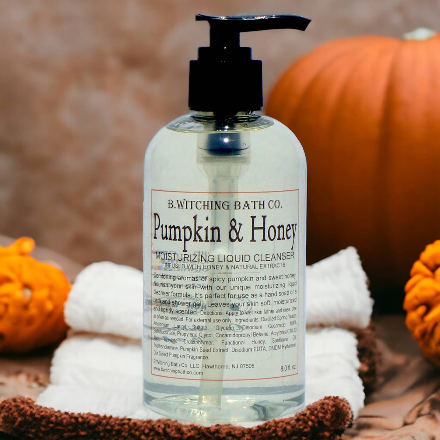 Pumpkin & Honey Moisturizing Liquid Cleansers 8oz