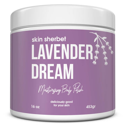 Skin Sherbet Lavender Dreams Body Polish Salt Scrub - 23oz