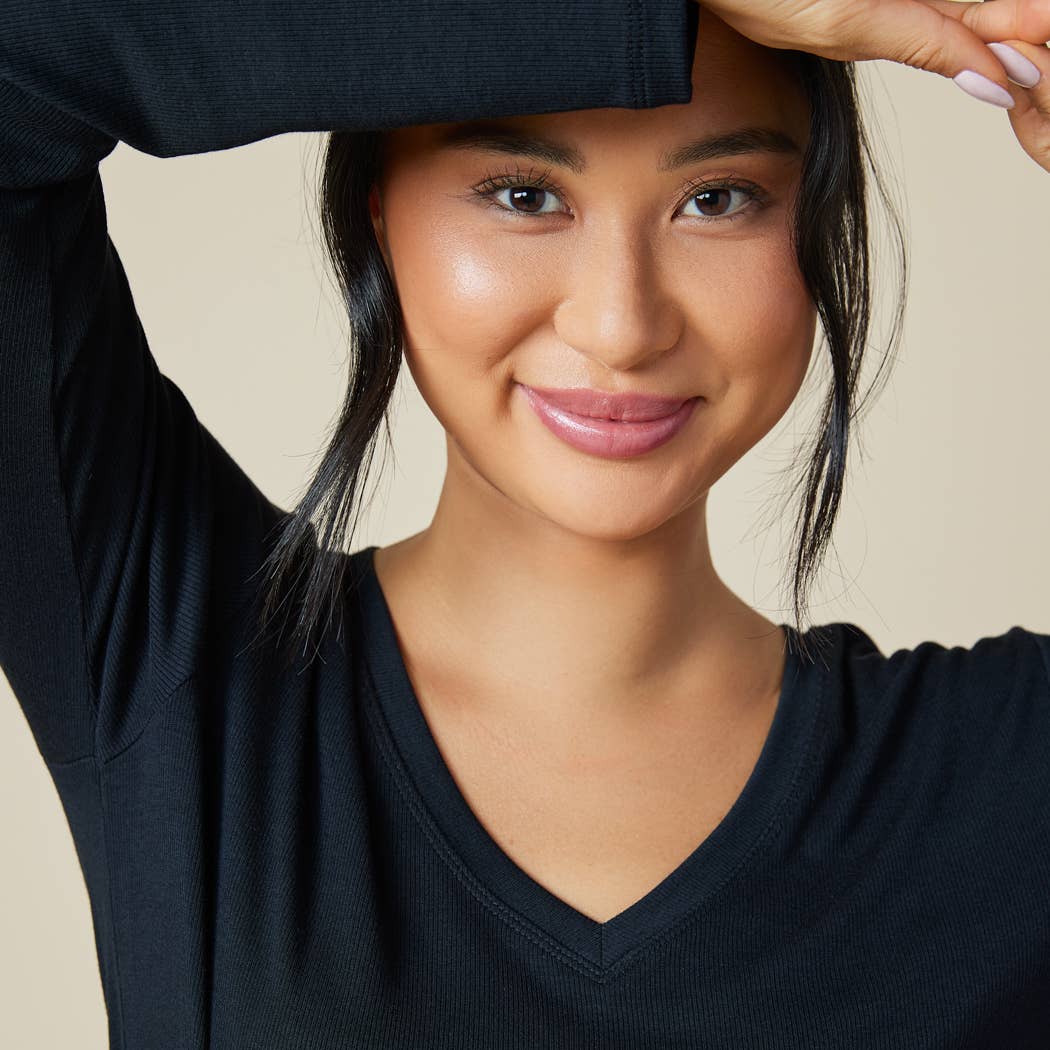 Natalie - Classic V-Neck PJ Set