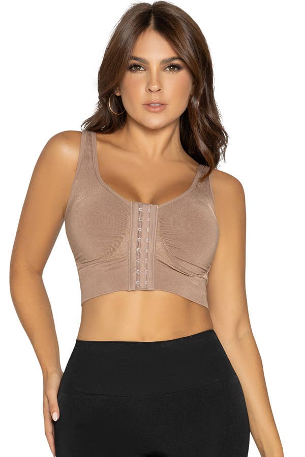 Seamless Bra: Black / 4XL/5XL