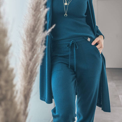 Jacket Blossom Pants Bella: Teal / M