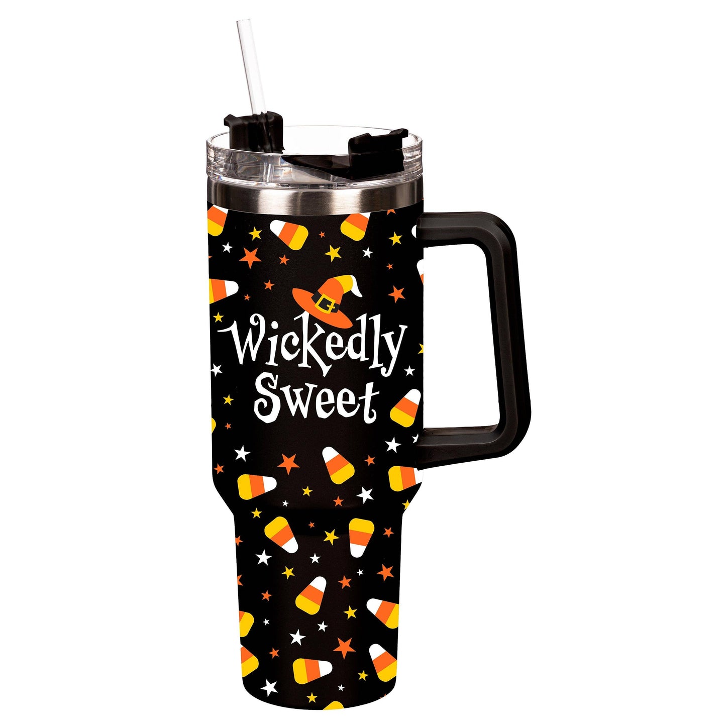 Wickedly Sweet Trenta Cup, Double Wall Stainless Steel w/ St
