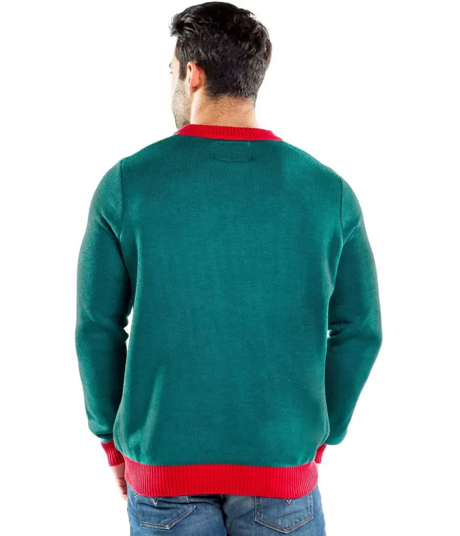 Roid Rage Gingerbread Sweater - Men's Funny Christmas Shirt