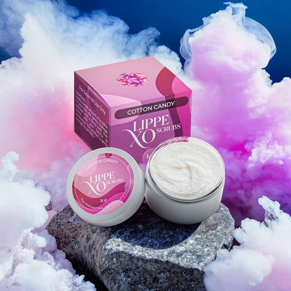 Cotton Candy Exfoliating Lip Scrub - Lippe XO