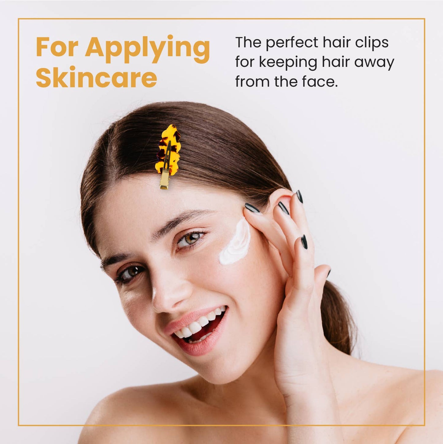 Lindo No Crease Makeup Hair Clips (6pcs/pack): Tortoise