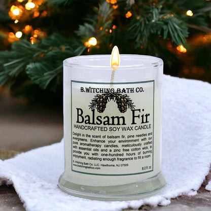 Balsam Fir Soy Wax Apothecary Candles 8oz