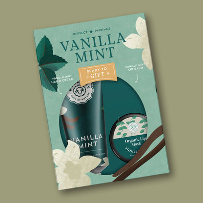 Vanilla Mint Hand Cream & Lip Balm Duo