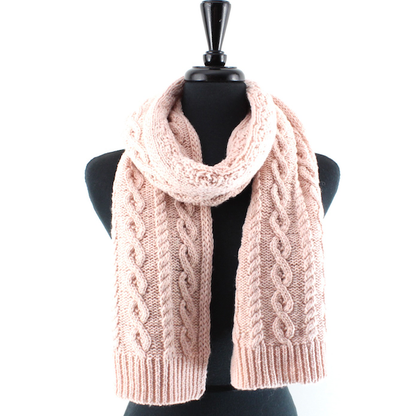 S24152A Cable Knit Scarf