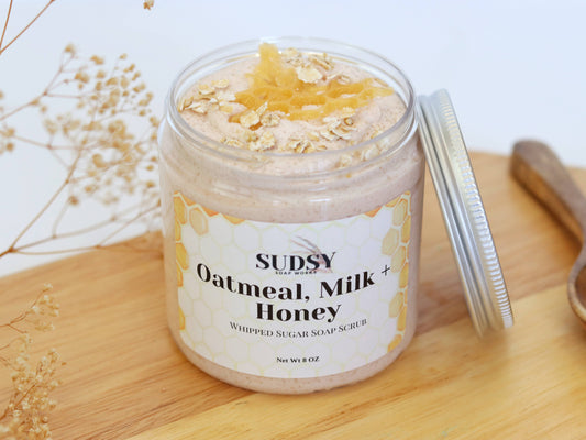 Oatmeal, Milk + Honey Whipped Sugar Scrub