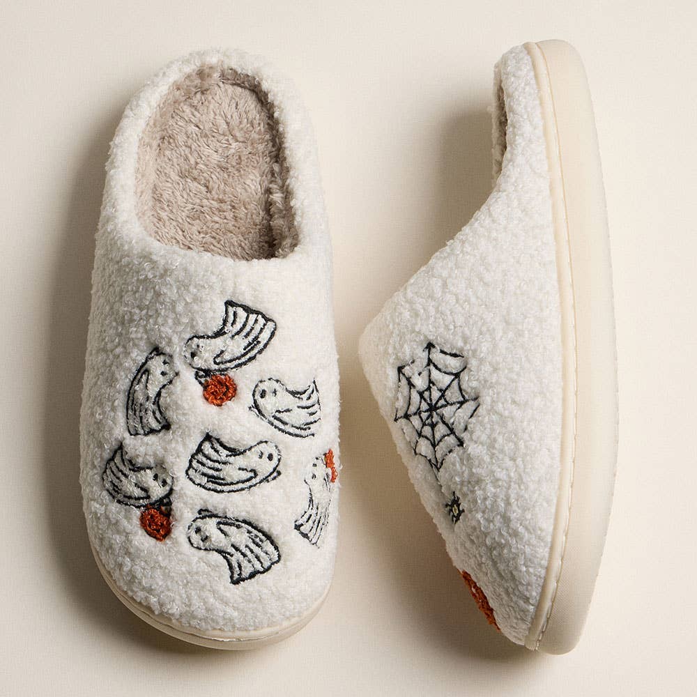 6Pairs - Spooky Cute Indoor Slippers