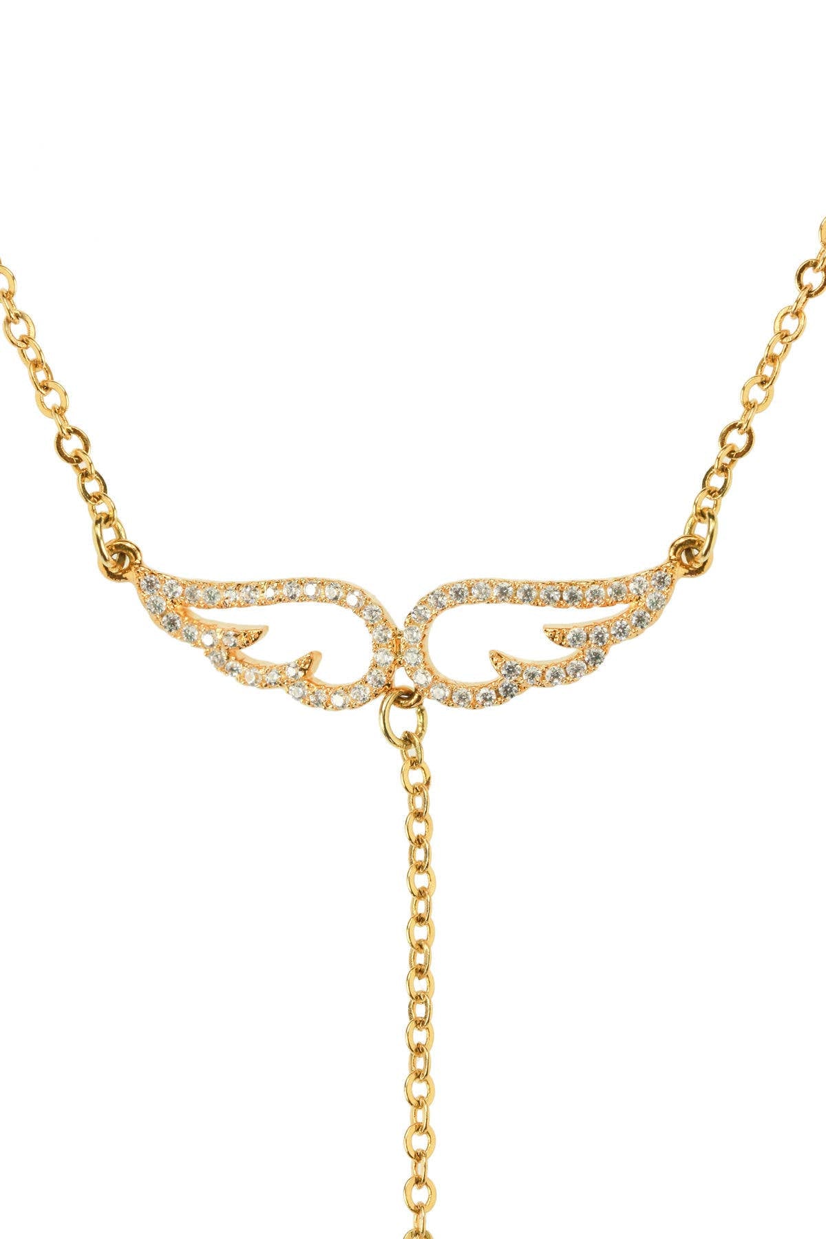 Saachi Angel Wing Ring Bracelet Set