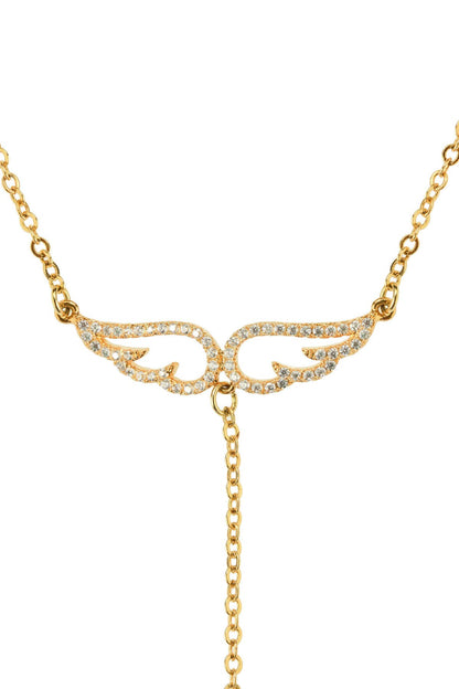 Saachi Angel Wing Ring Bracelet Set