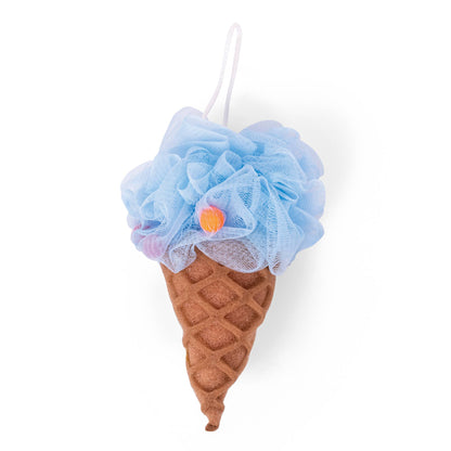 Forever Young-Bath Pouf & Sponge-Ice Cream - Blue