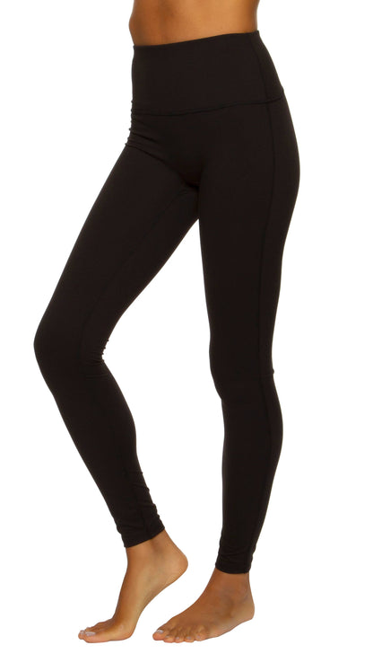 Velvety Soft High-Waisted Leggings - Black