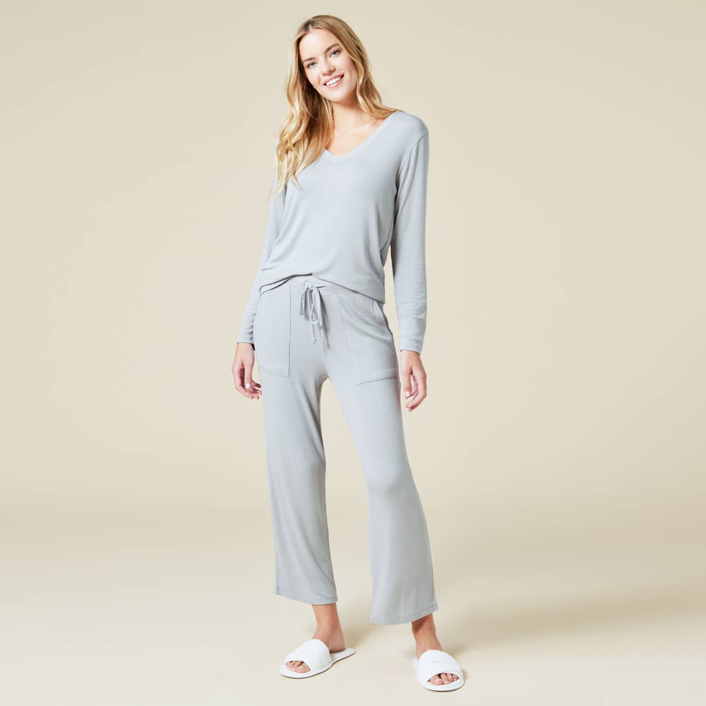 Natalie - Classic V-Neck PJ Set