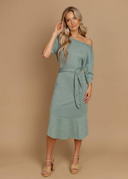 Kayliyah Dress in Island Sage