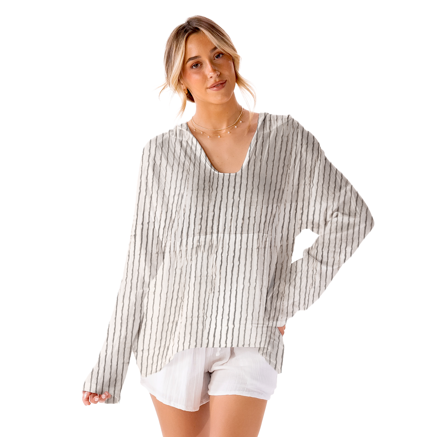 Sailor Stripe Baja Pullover