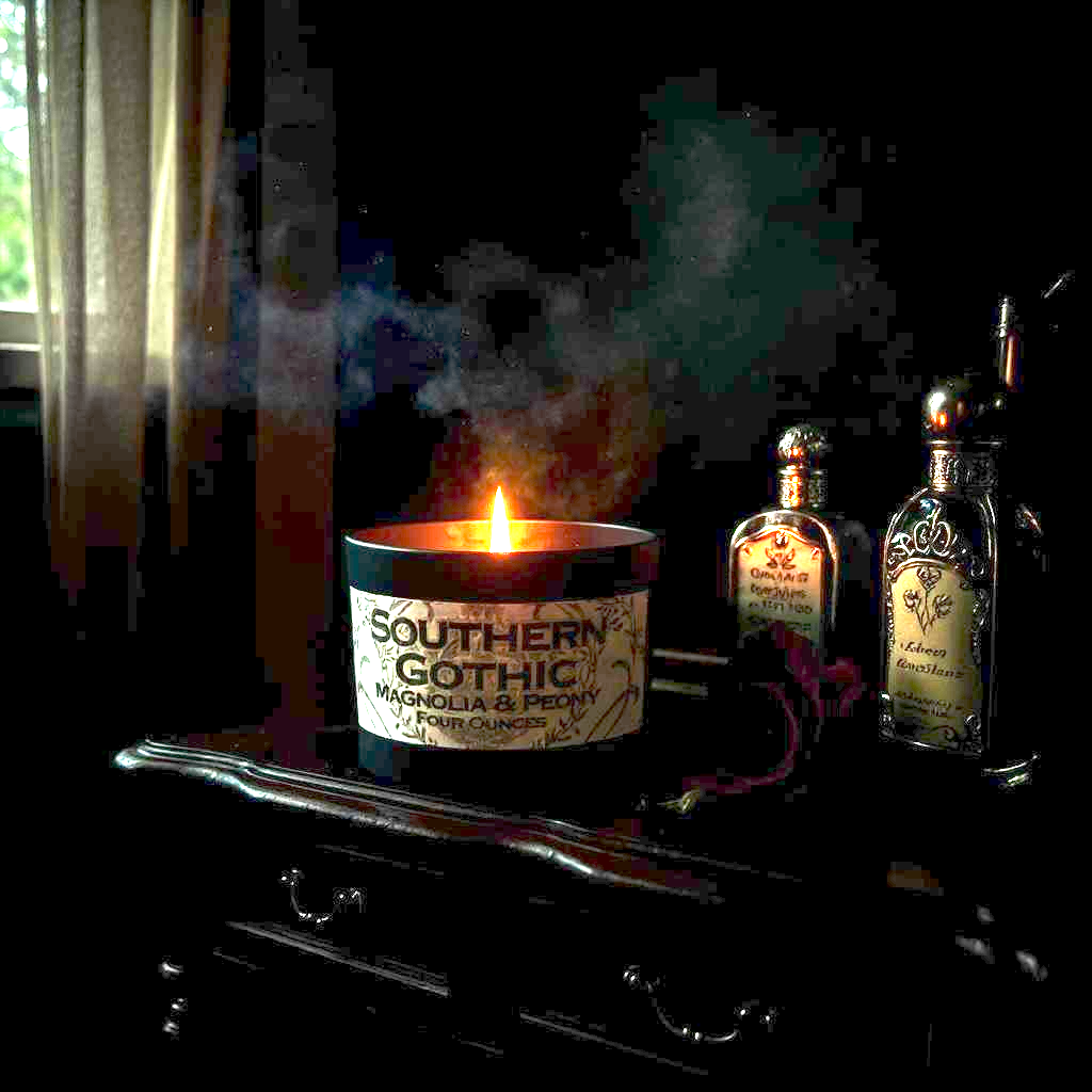 Southern Gothic Candle | Magnolia & Peony Scented | Fall
