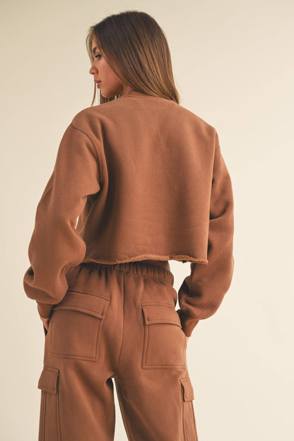 CARGO POCKET SWEATPANTS: BLACK / L P3135ST