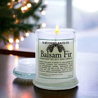 Balsam Fir Soy Wax Apothecary Candles 8oz