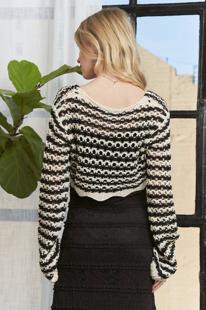 LONG SLEEVES SWEATER TOP - CESW3842