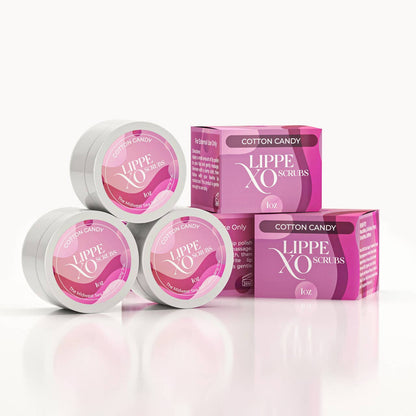 Cotton Candy Exfoliating Lip Scrub - Lippe XO