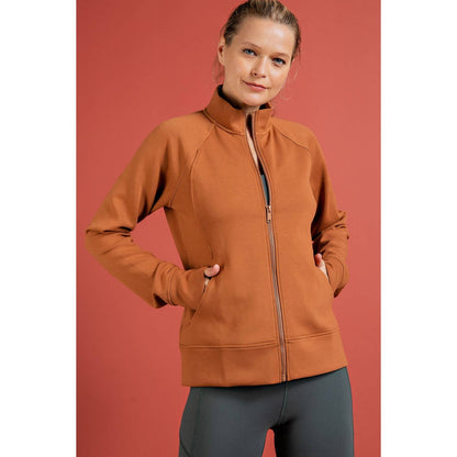 PONTI JACKET WITH POCKET: Charcoal / L