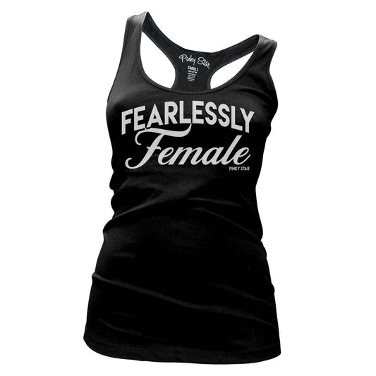 PS1350R-BLACK WHITE | Fearlessly Female: Black White / L