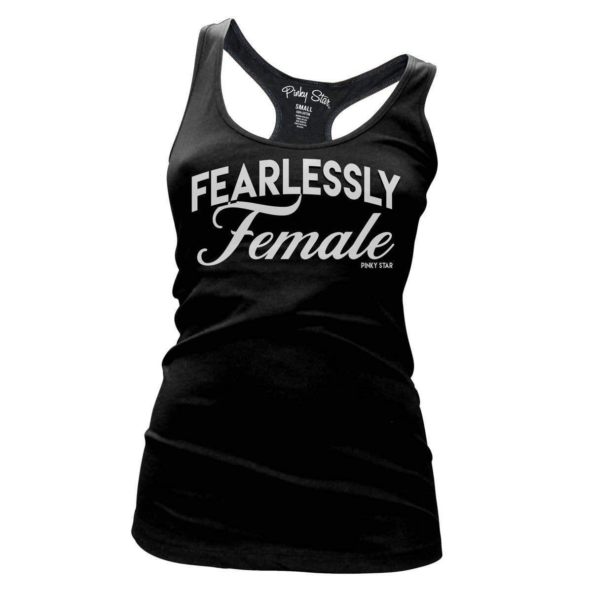 PS1350R-BLACK WHITE | Fearlessly Female: Black White / M